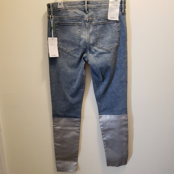 Sam Edelman The Kitten Two Tone Jeans NWT Size 27 - Picture 3 of 13